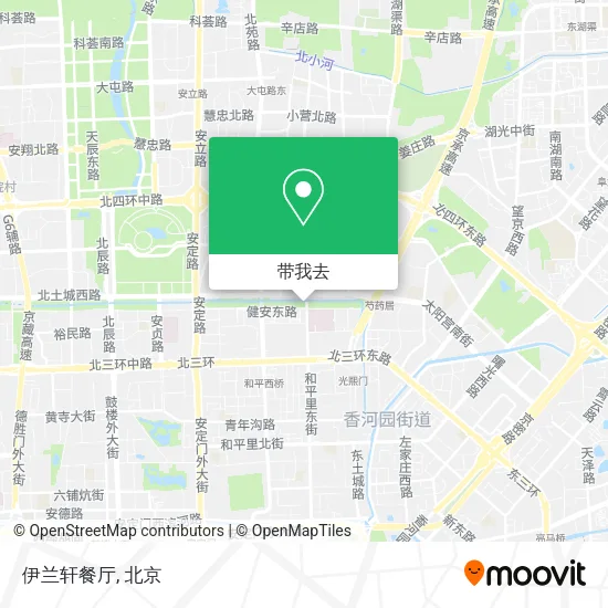 伊兰轩餐厅地图