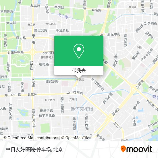 中日友好医院-停车场地图