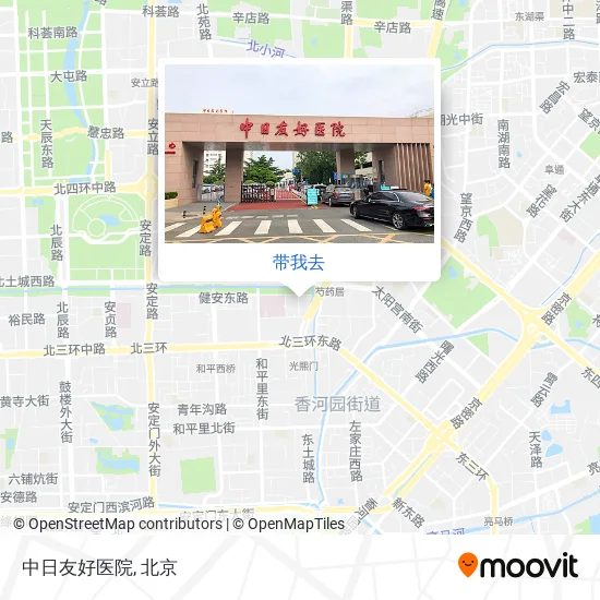 中日友好医院地图