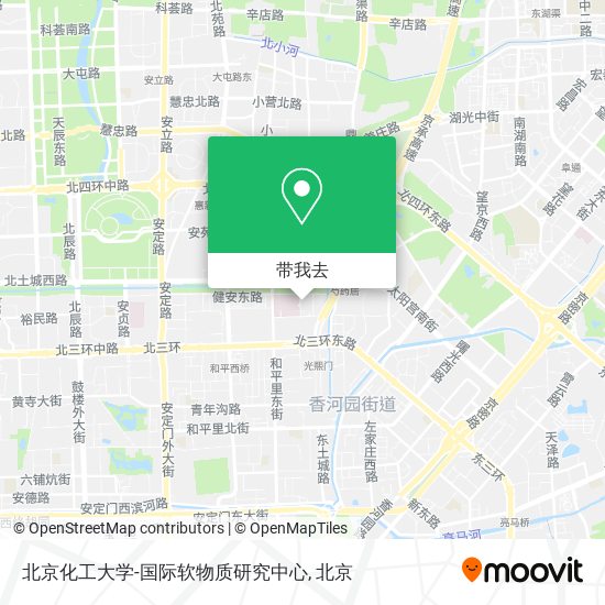 北京化工大学-国际软物质研究中心地图