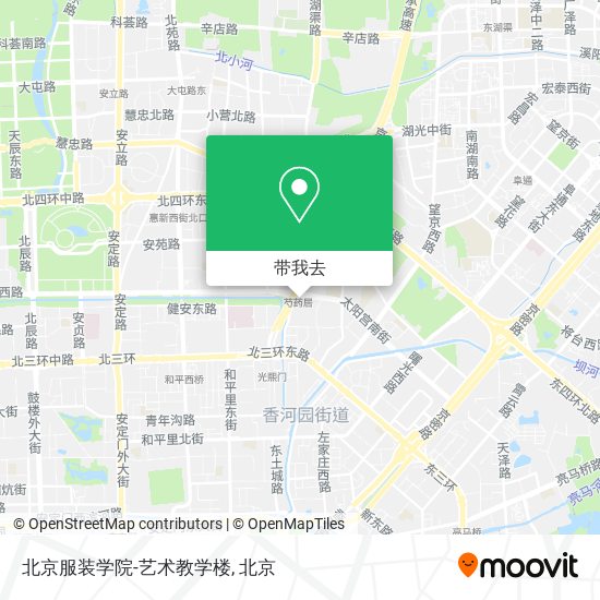 北京服装学院-艺术教学楼地图