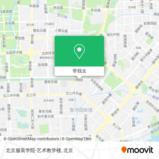 北京服装学院-艺术教学楼地图