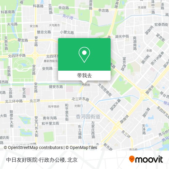 中日友好医院-行政办公楼地图