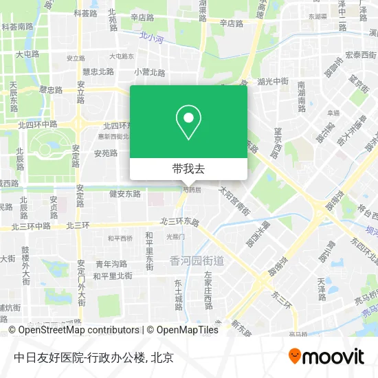 中日友好医院-行政办公楼地图