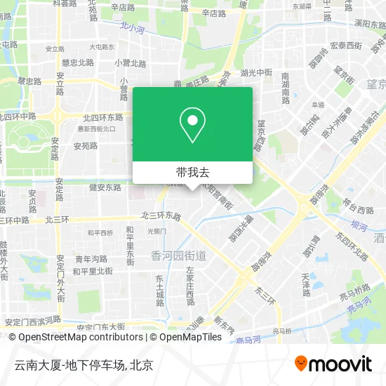 云南大厦-地下停车场地图