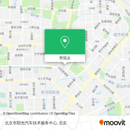 北京市阳光汽车技术服务中心地图
