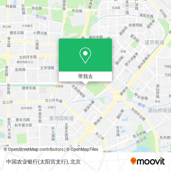 中国农业银行(太阳宫支行)地图
