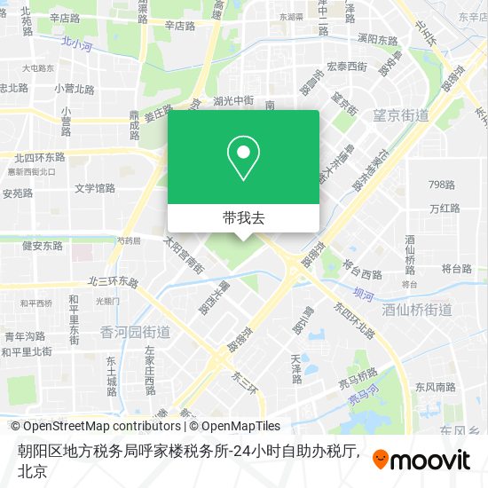 朝阳区地方税务局呼家楼税务所-24小时自助办税厅地图