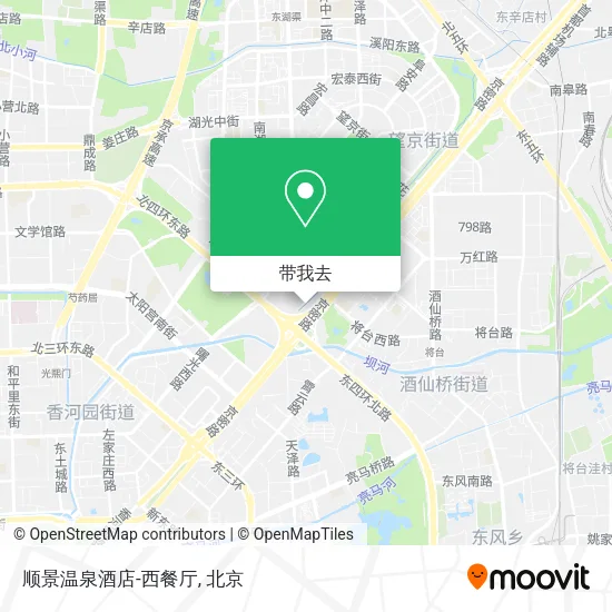 顺景温泉酒店-西餐厅地图