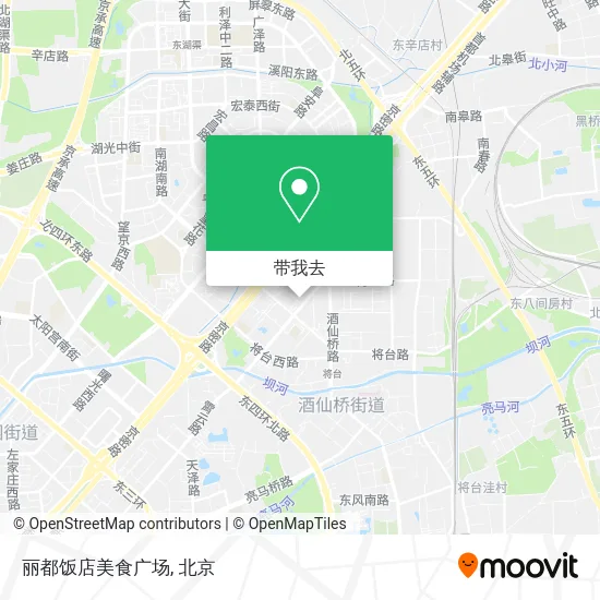 丽都饭店美食广场地图