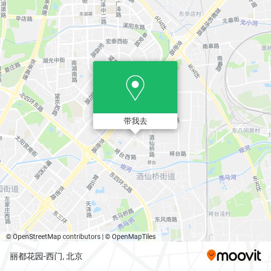 丽都花园-西门地图