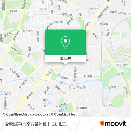 爱康国宾(北京丽都体检中心)地图