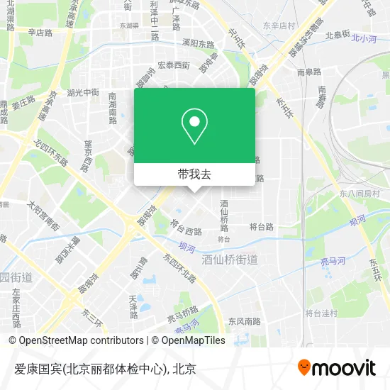 爱康国宾(北京丽都体检中心)地图