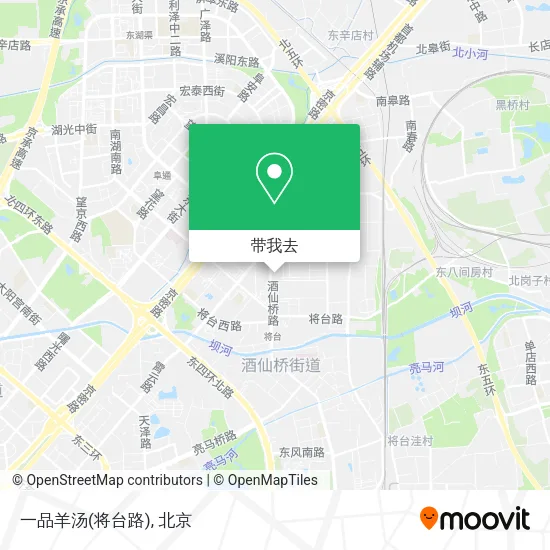 一品羊汤(将台路)地图