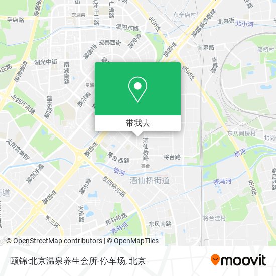 颐锦·北京温泉养生会所-停车场地图