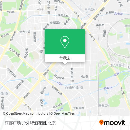丽都广场-户外啤酒花园地图