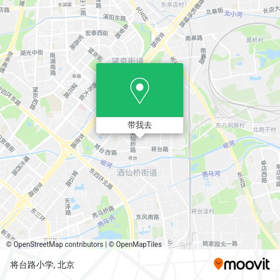 将台路小学地图