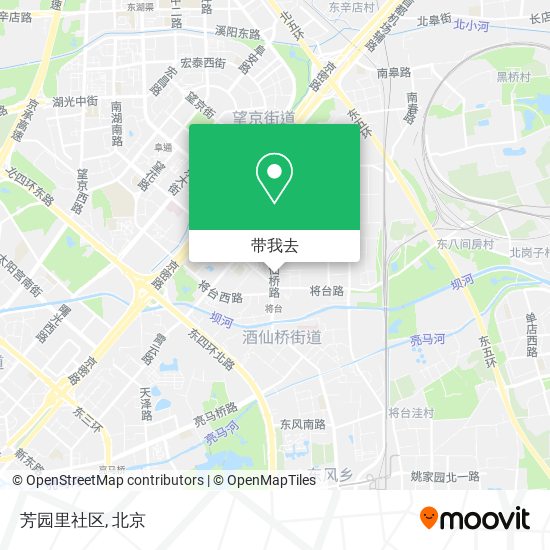 芳园里社区地图