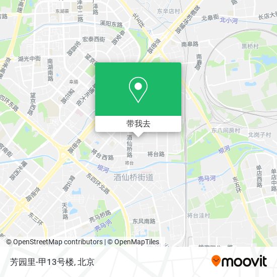 芳园里-甲13号楼地图