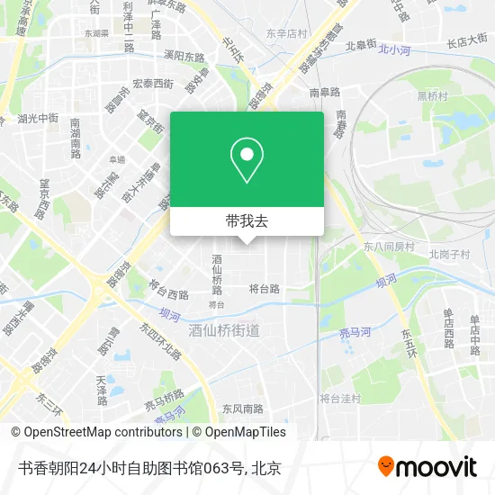 书香朝阳24小时自助图书馆063号地图