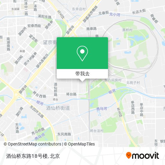 酒仙桥东路18号楼地图