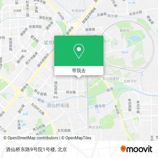 酒仙桥东路9号院1号楼地图