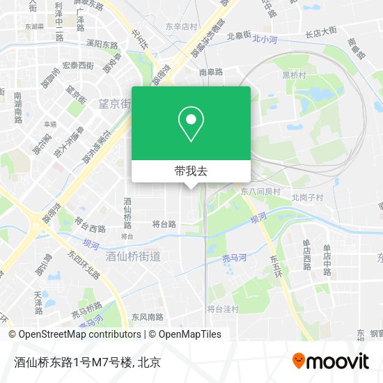 酒仙桥东路1号M7号楼地图