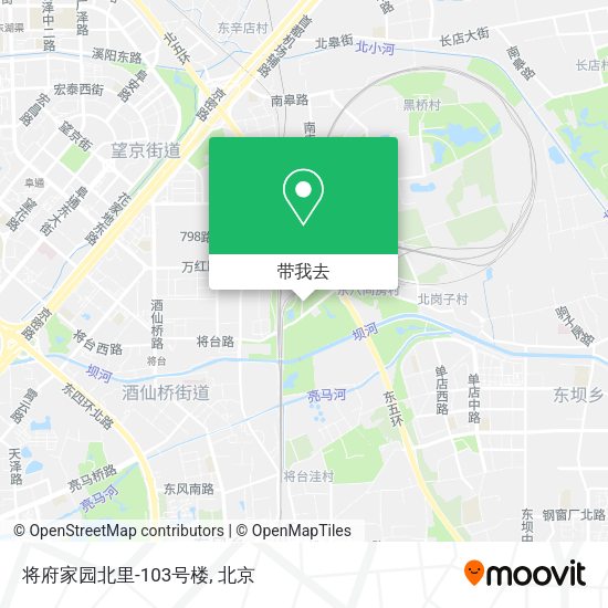 将府家园北里-103号楼地图