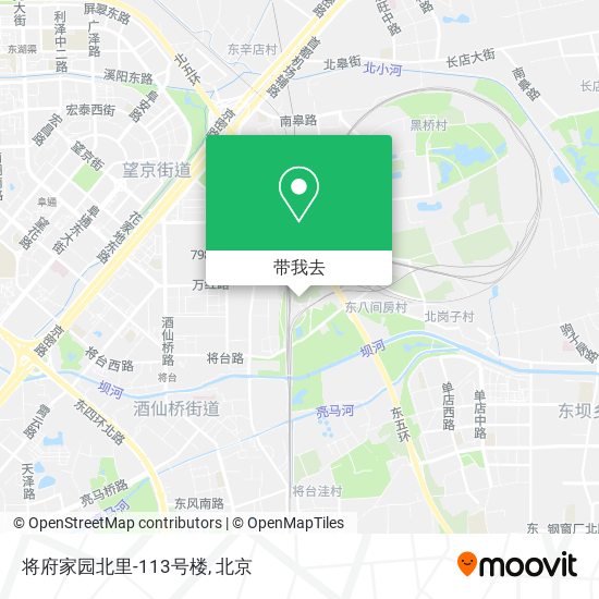 将府家园北里-113号楼地图