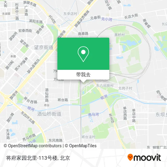 将府家园北里-113号楼地图