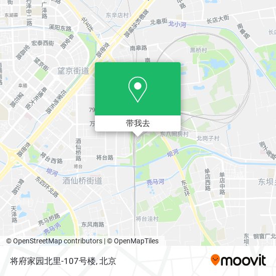 将府家园北里-107号楼地图