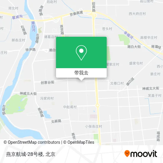 燕京航城-28号楼地图