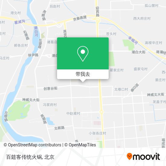百筵客传统火锅地图