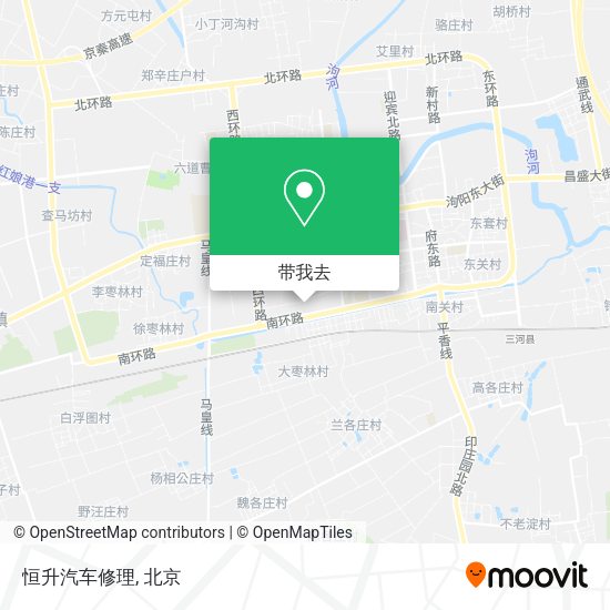 恒升汽车修理地图