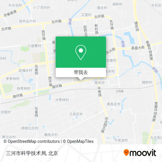 三河市科学技术局地图