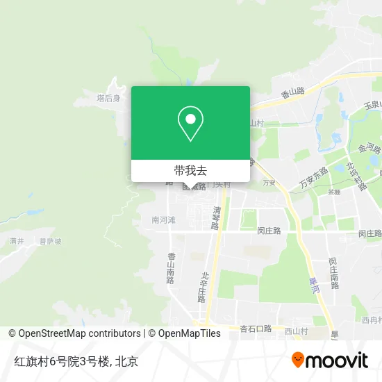 红旗村6号院3号楼地图