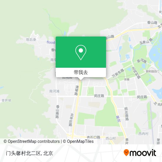 门头馨村北二区地图