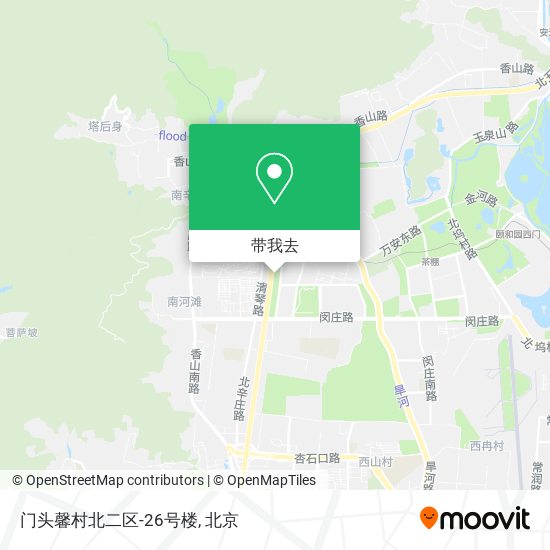 门头馨村北二区-26号楼地图