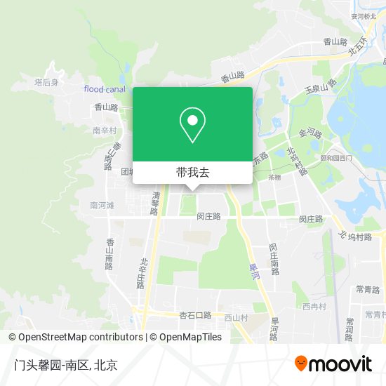 门头馨园-南区地图