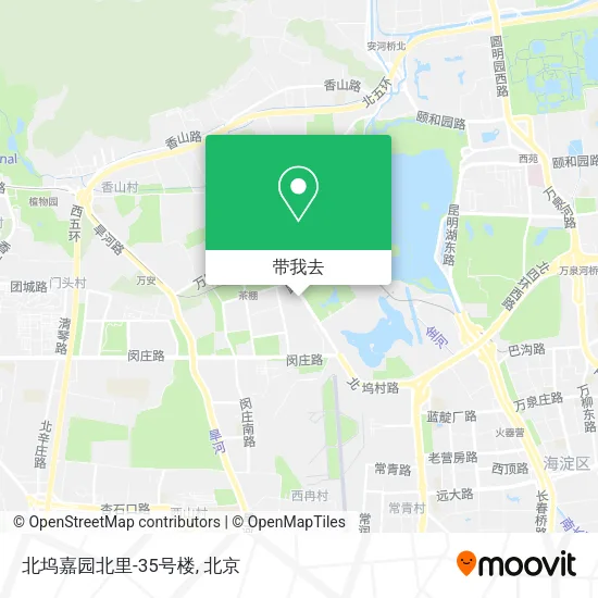 北坞嘉园北里-35号楼地图