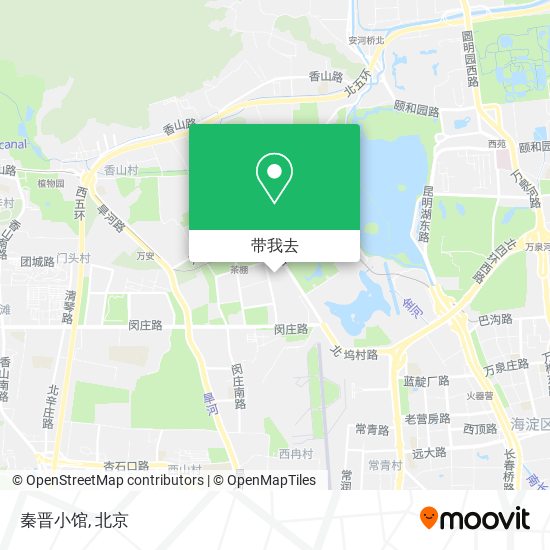 秦晋小馆地图