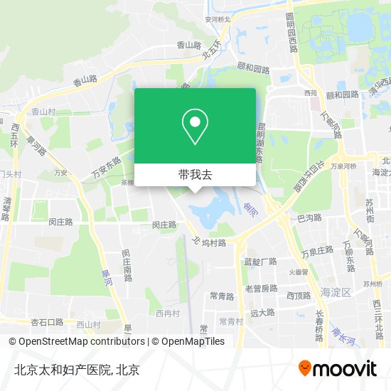 北京太和妇产医院地图