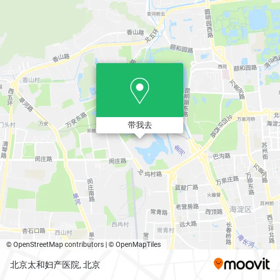 北京太和妇产医院地图