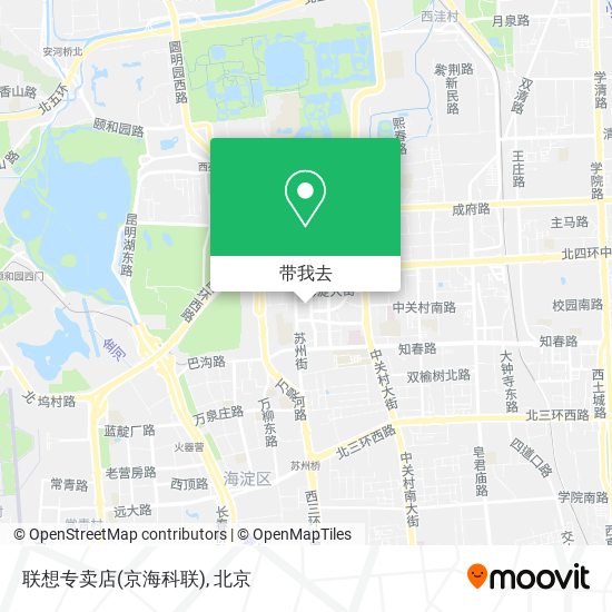 联想专卖店(京海科联)地图