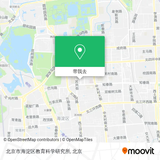 北京市海淀区教育科学研究所地图