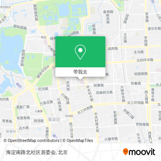 海淀南路北社区居委会地图