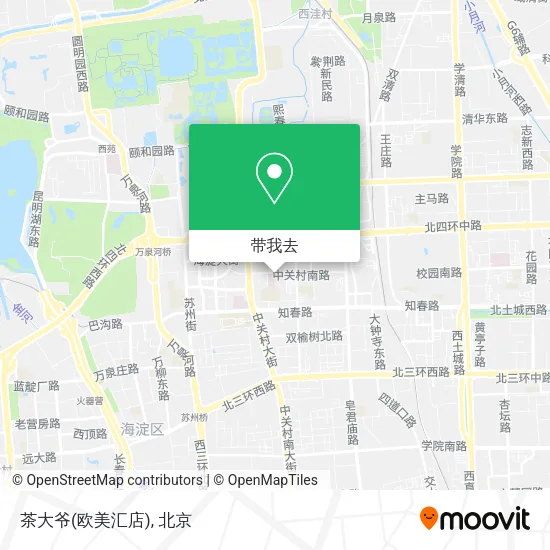 茶大爷(欧美汇店)地图