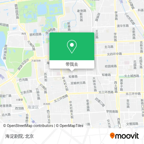 海淀剧院地图