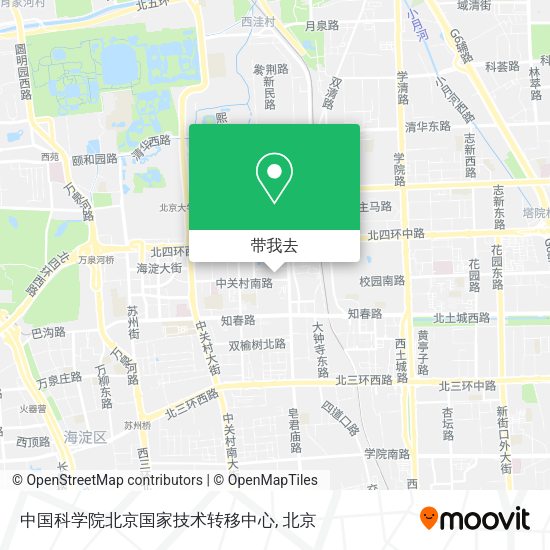 中国科学院北京国家技术转移中心地图