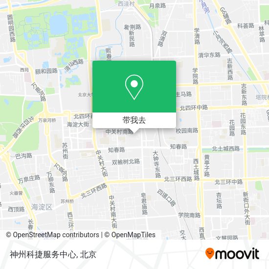 神州科捷服务中心地图